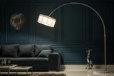 Designová stojací lampa Extenso 230cm bílá