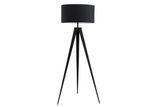 Designová stojací lampa Tripod 142cm černá