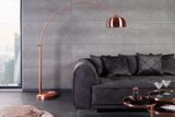 Designová výsuvná stojací lampa Lounge Deal 170-210cm měděná