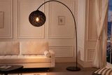 Designová stojací lampa Cocooning 205cm černá