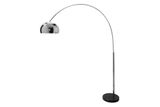 Designová výsuvná stojací lampa Lounge Deal 170-210cm chrom