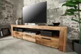 Moderní stolek pod TV z masivu Iron Craft Mango 170cm