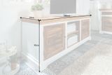 Designový stolek pod TV z masivu Long Island Mango 160cm