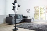 Elegantní stojací lampa Magma 170cm černá zlatá