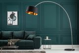 Designová stojací lampa Forma 215cm černá