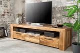 Moderní stolek pod TV z masivu Iron Craft Mango 170cm