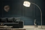 Designová stojací lampa Extenso 230cm bílá