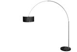 Designová stojací lampa Extenso 230cm černá