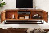 Moderní stolek pod TV z masivu Wood Art Mango 145cm