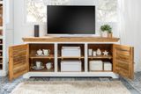 Designový stolek pod TV z masivu Long Island Mango 160cm