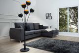 Elegantní stojací lampa Magma 170cm černá zlatá