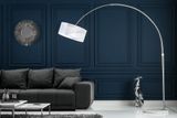 Designová stojací lampa Extenso 230cm bílá