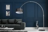 Designová stojací lampa Extenso 230cm černá