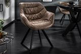 Designová židle The Dutch Comfort taupe mikrovlákno